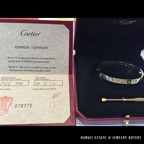 serial number fake cartier certificate of authenticity